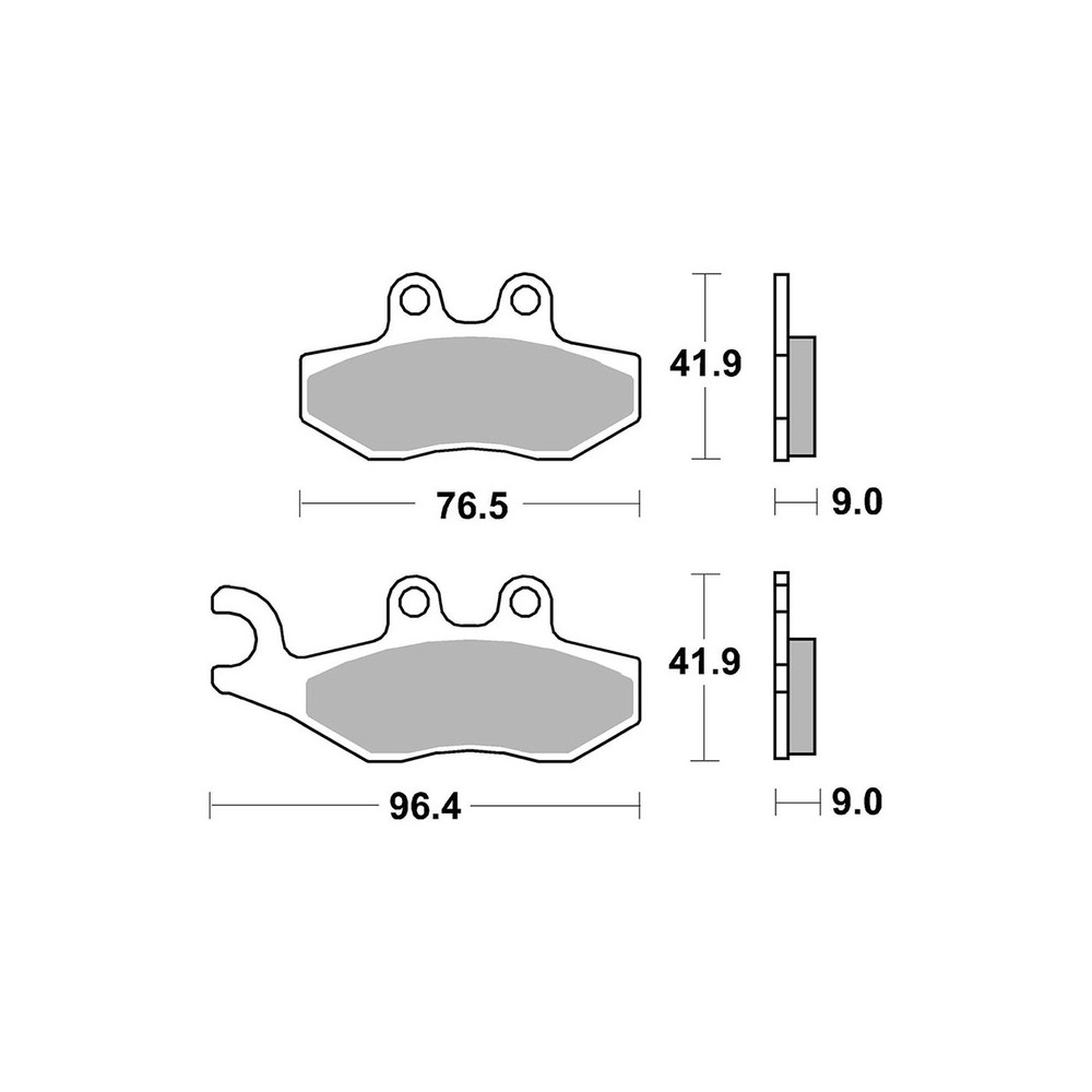 Pastiglie Brembo CC07056CC - 07056