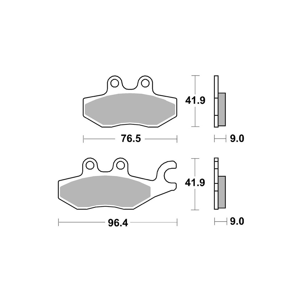 Pastiglie Brembo CC07060CC - 07060