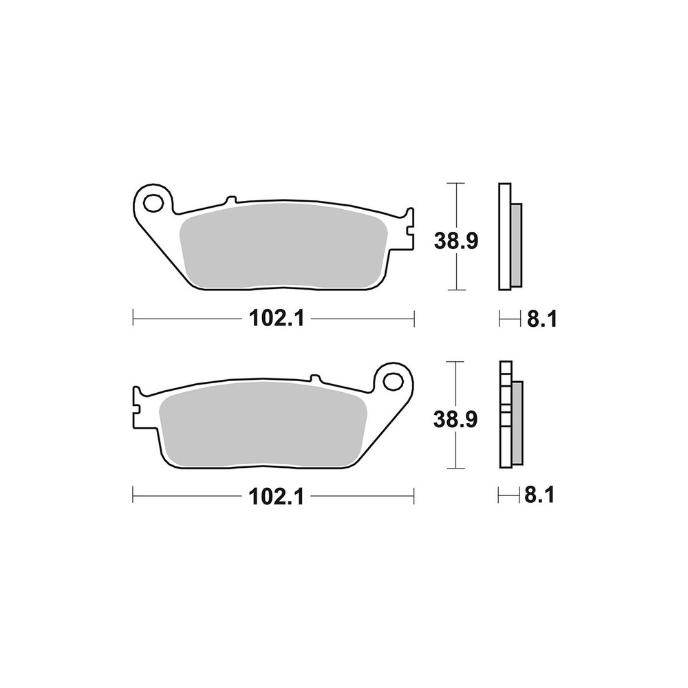 Pastiglie Brembo CC07074CC - 07074