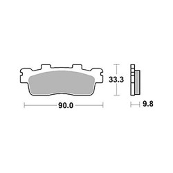 Pastiglie Brembo CC07085CC - 07085