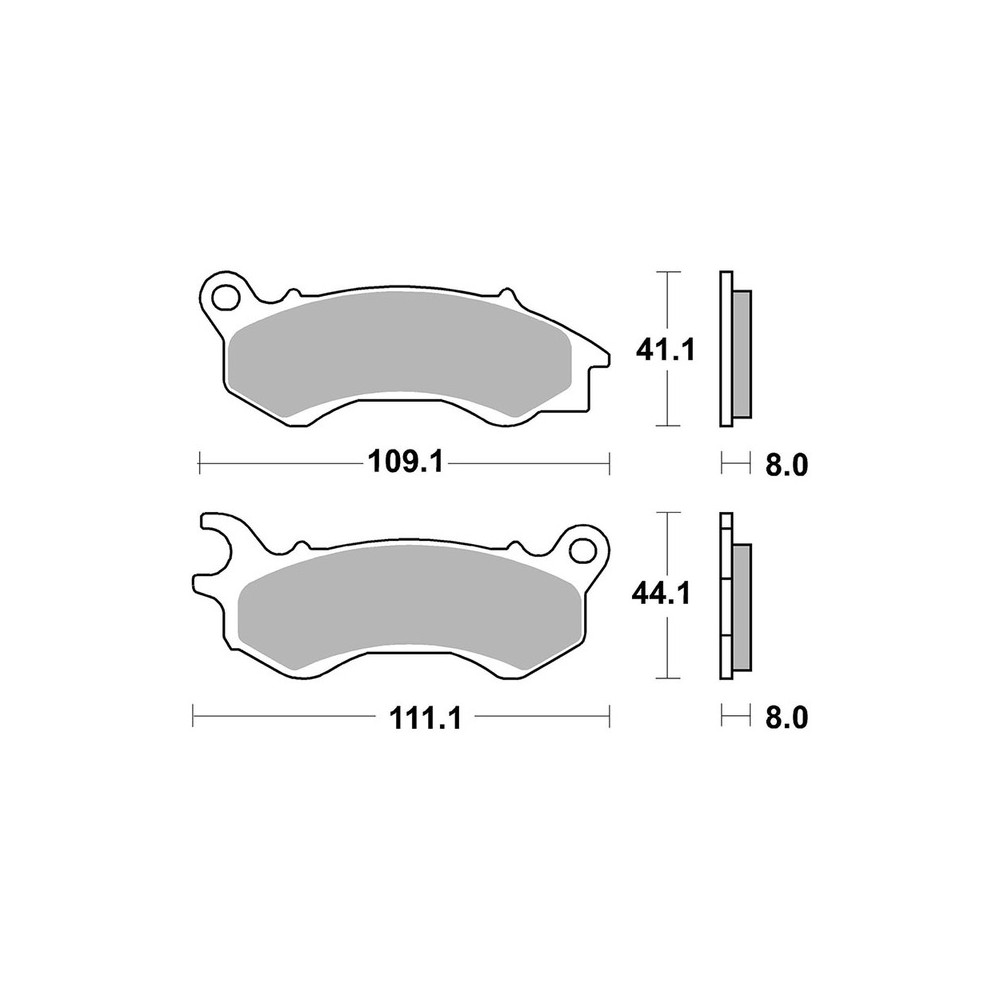 Pastiglie Brembo CC07090CC - 07090