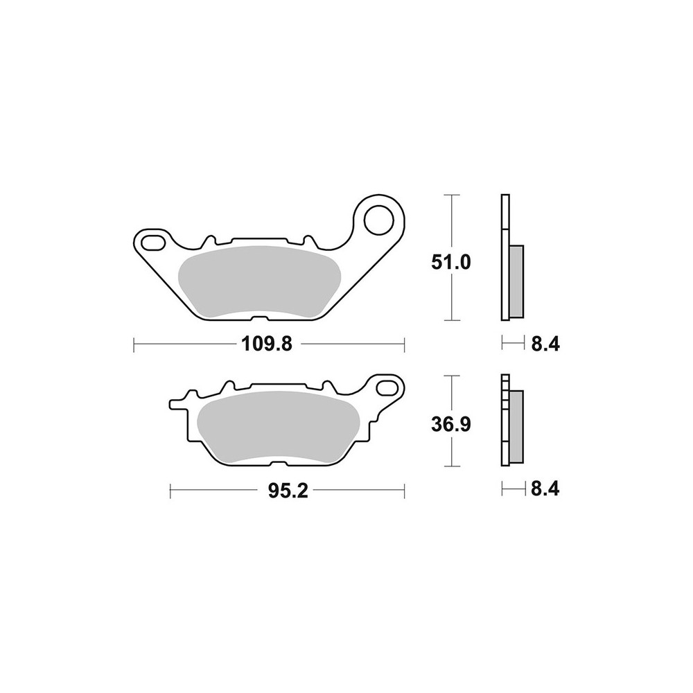 Pastiglie Brembo CC07114CC - 07114