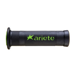 Griffe | Griffe umschließen die Enden des Lenkers und sorgen für sicheren, bequemen Halt. Sie dämpfen Vibrationen und verhindern, dass die Hand während der Fahrt abrutscht.Das Sortiment umfasst Griffe aus Gummi und weicher Mischung für Straße, Cross und Enduro, von Marken wie ARIETE, Domino, Rms Classic, RMS, EBC, OXFORD, BKR und PROTAPER, mit Ausführungen für Piaggio, Vespa, Kawasaki und Suzuki Burgman. Bei der Wahl zählen der Lenkerdurchmesser, die Grifflänge und gegebenenfalls das Fahrzeugmodell oder die Originalnummer.