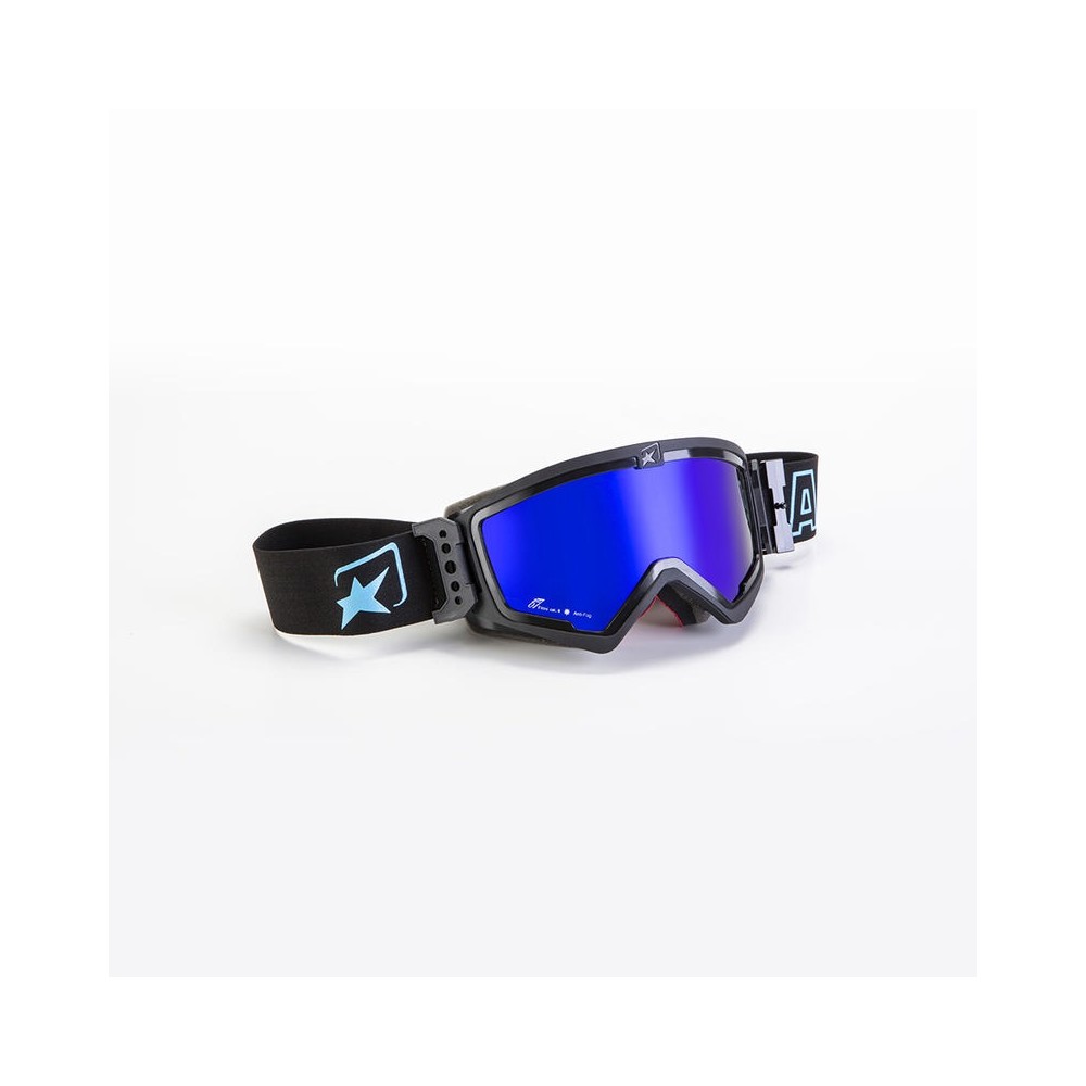 Maschera Mudmax Nero Lente Blu - 14940-NAA