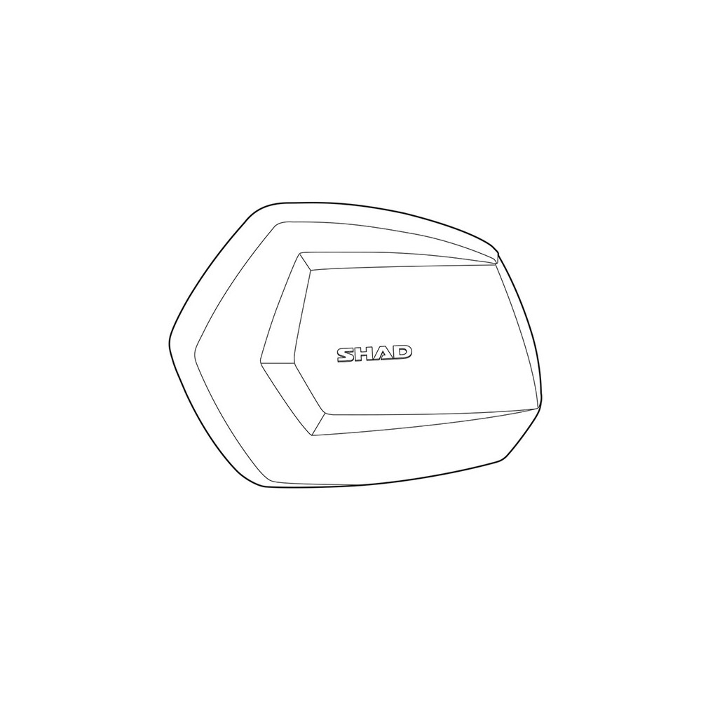Guscio Di Ricambio Per Bauletto Laterale SH35 Sx - D1B35TLR