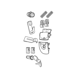 Kit Meccanismo Serratura SH33SH34