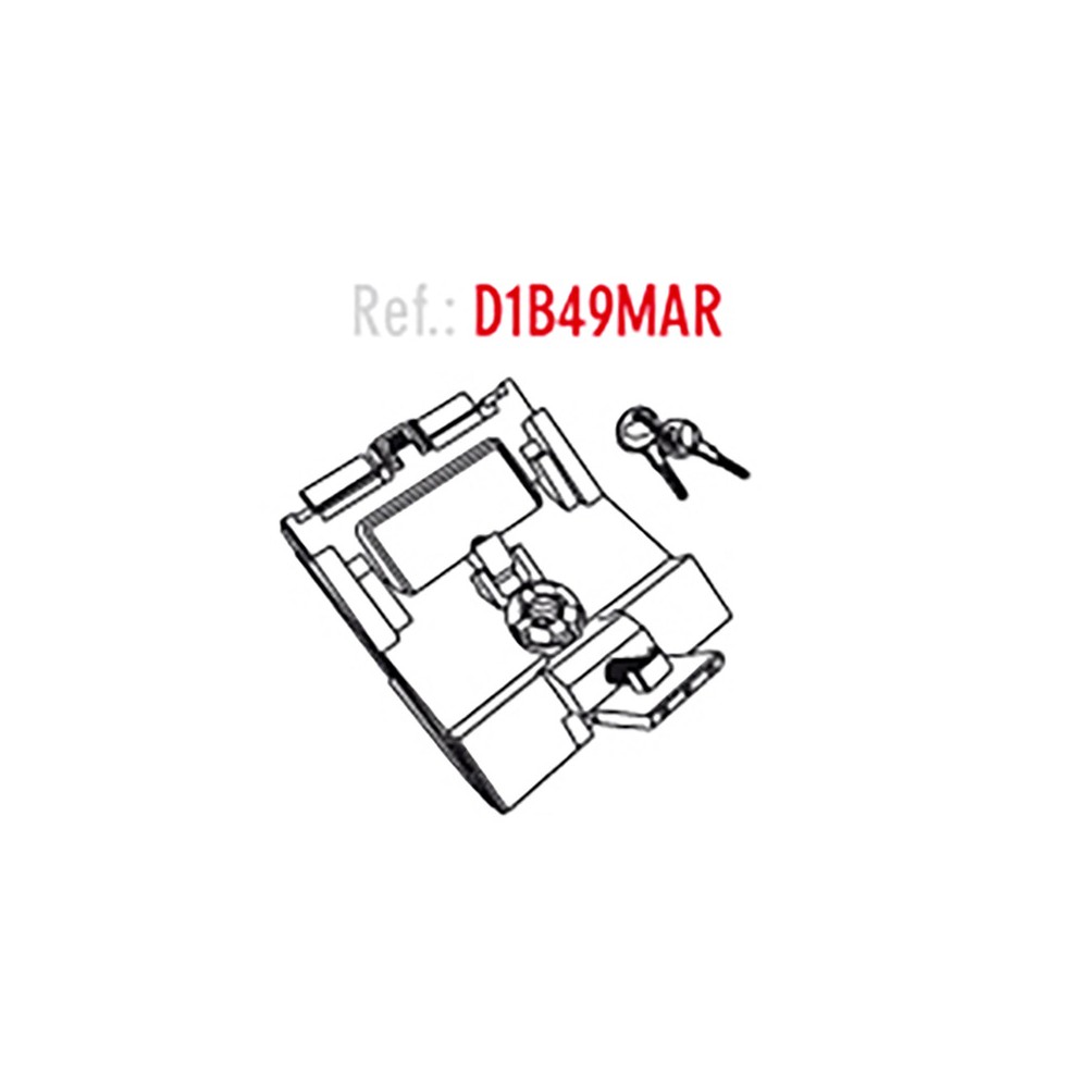 Kit Meccanismo Serratura SH49 - D1B49MAR