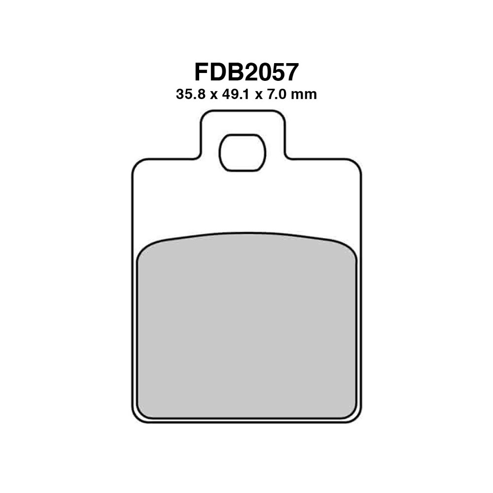 Ferodo Brake Pads FDB2057AG for PIAGGIO Vespa LX 50 10 and other model Brake Pads Ferodo