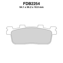 Ferodo Brake Pads FDB2254EF for KYMCO People GTi 125200300 10 and other model Brake Pads Ferodo