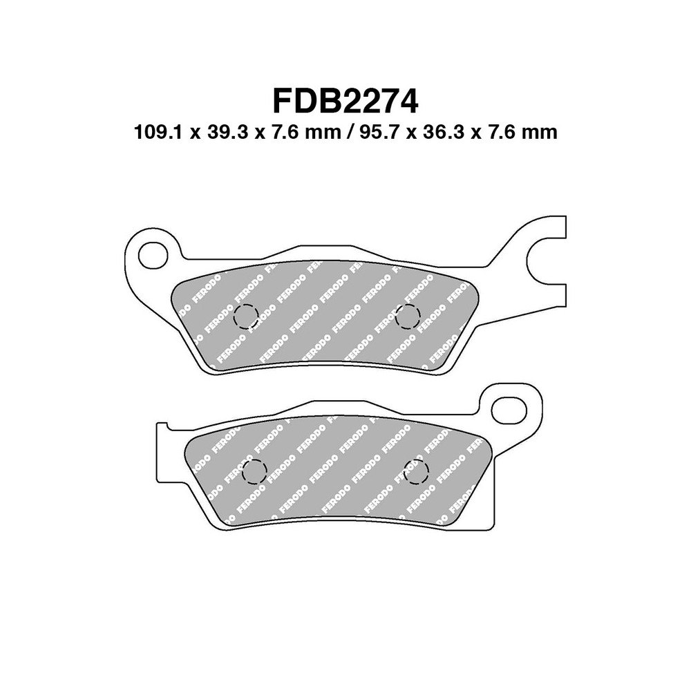 Ferodo Brake Pads FDB2274SG Brake Pads Ferodo