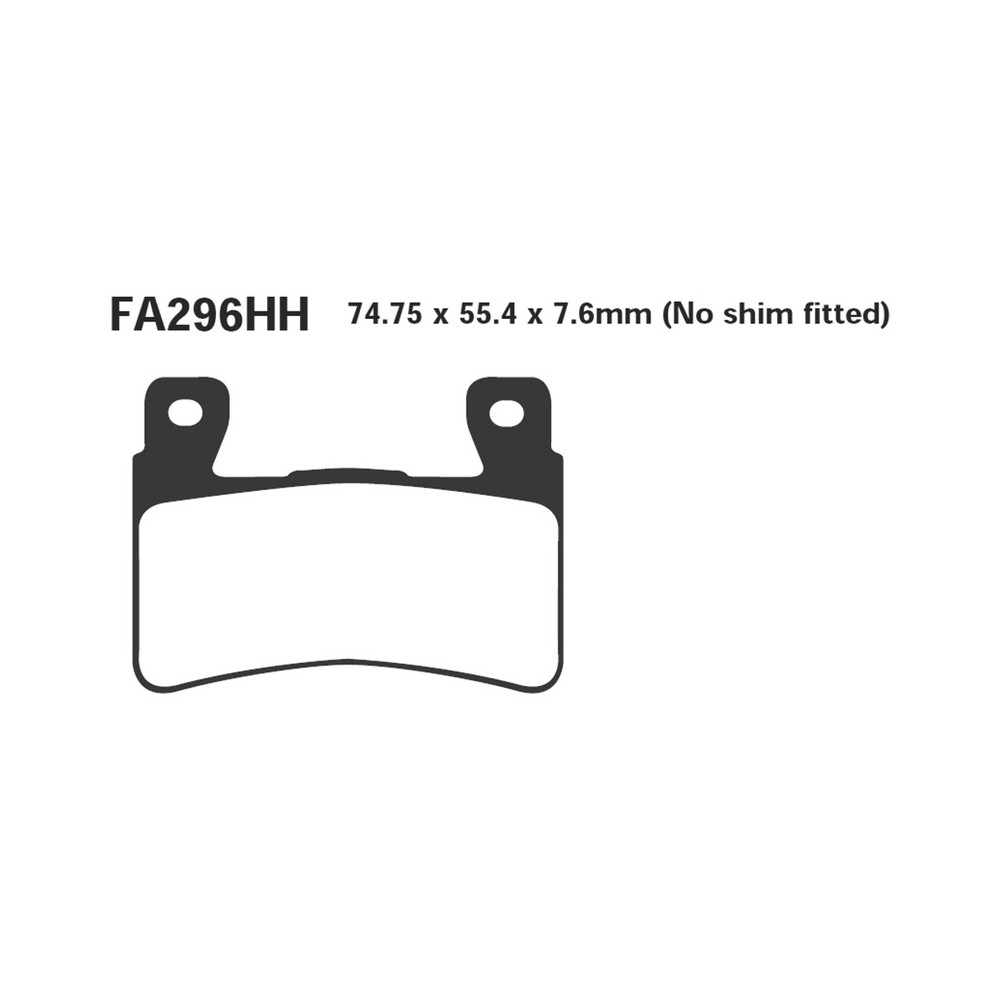 Brake Pads Epfa Honda Cbr 600FRr Front Brake Pads EBC