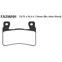 Pastiglie Epfa Honda CBR600F/Rr Ant. - EPFA296HH