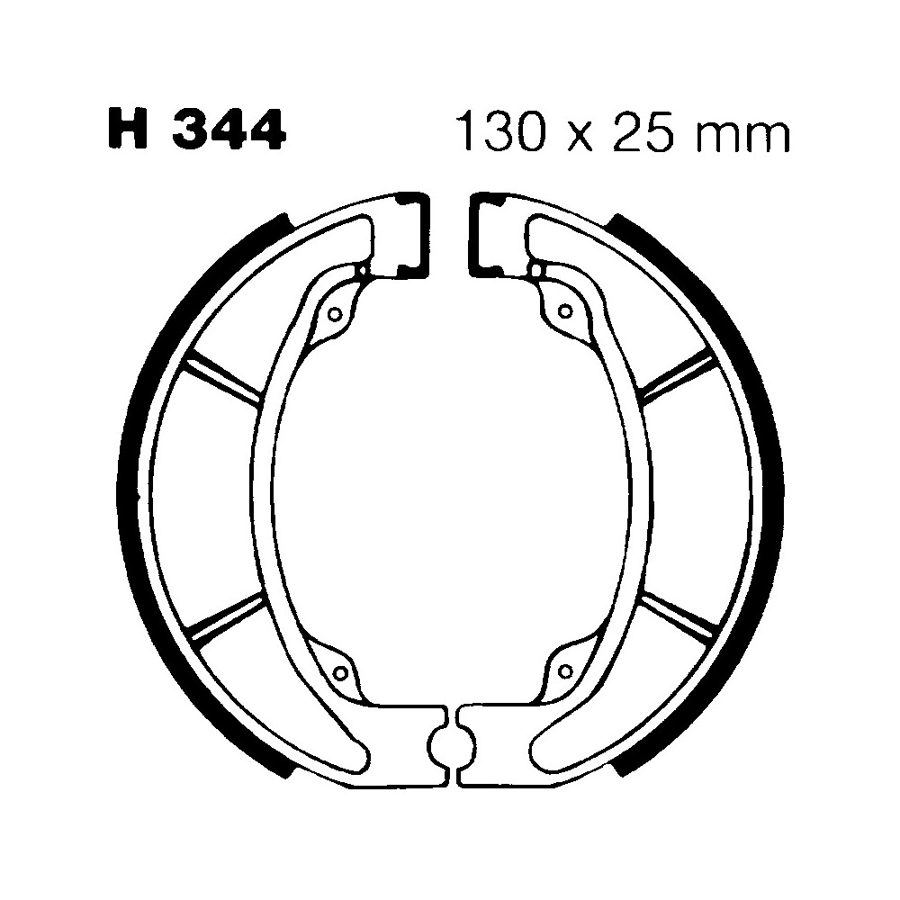 Brake Shoe Honda CR125R500 Brake Shoes EBC
