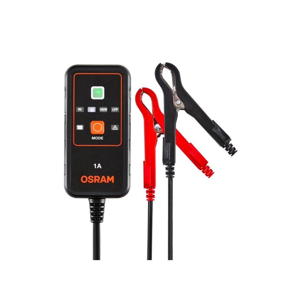 Caricabatteria Osram 12V 1A Cargador de batería OSRAM