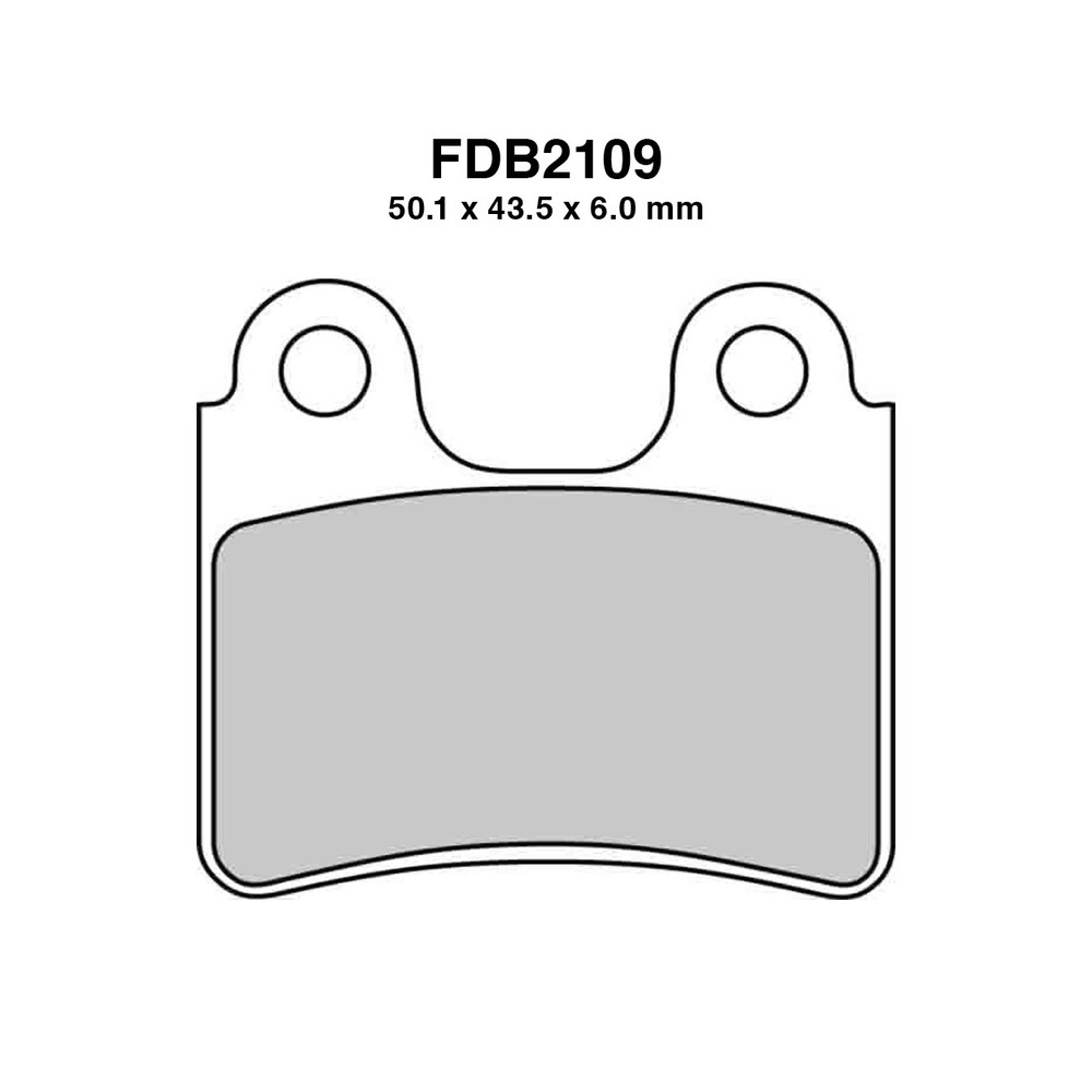 Ferodo Brake Pads FDB2109P for BETA Rev 250300 4T 07-12 and other model Brake Pads Ferodo