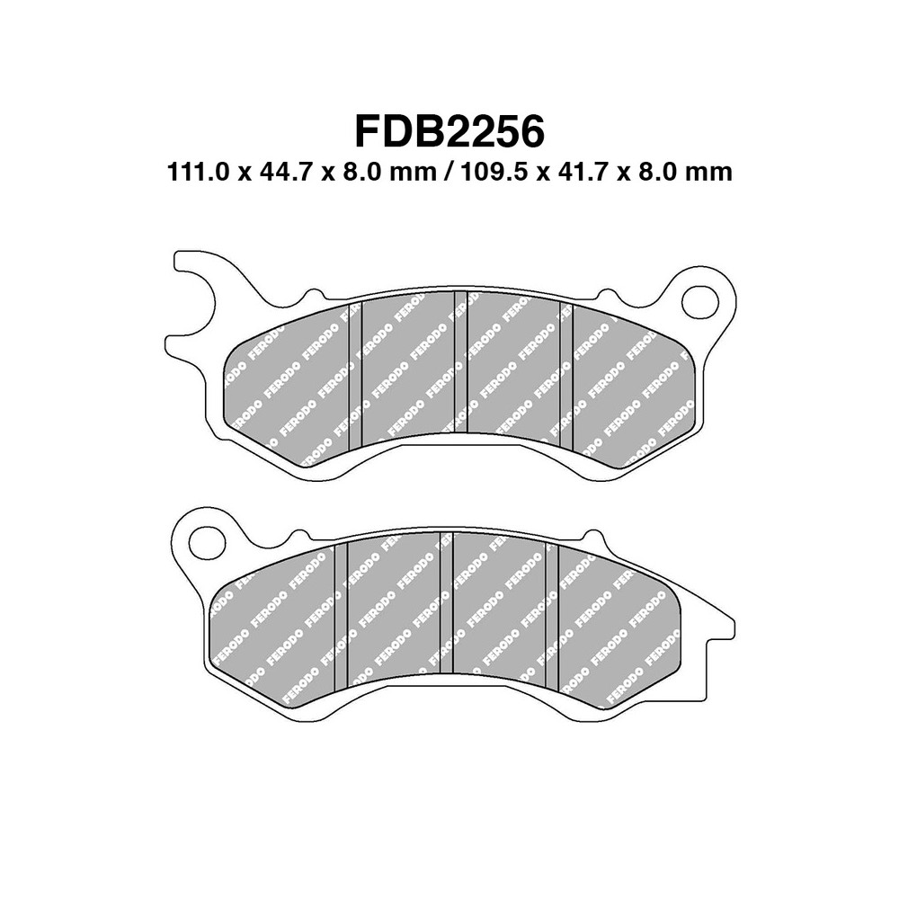 Pastiglie Ferodo FDB2256EF per HONDA Lead 110 10-11 e altri modelli Pastiglie Freno Ferodo