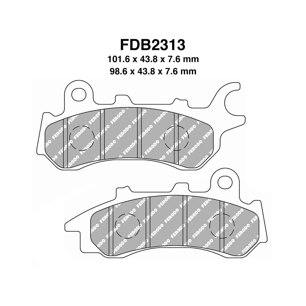 Pastiglie Ferodo FDB2313EF - FDB2313EF