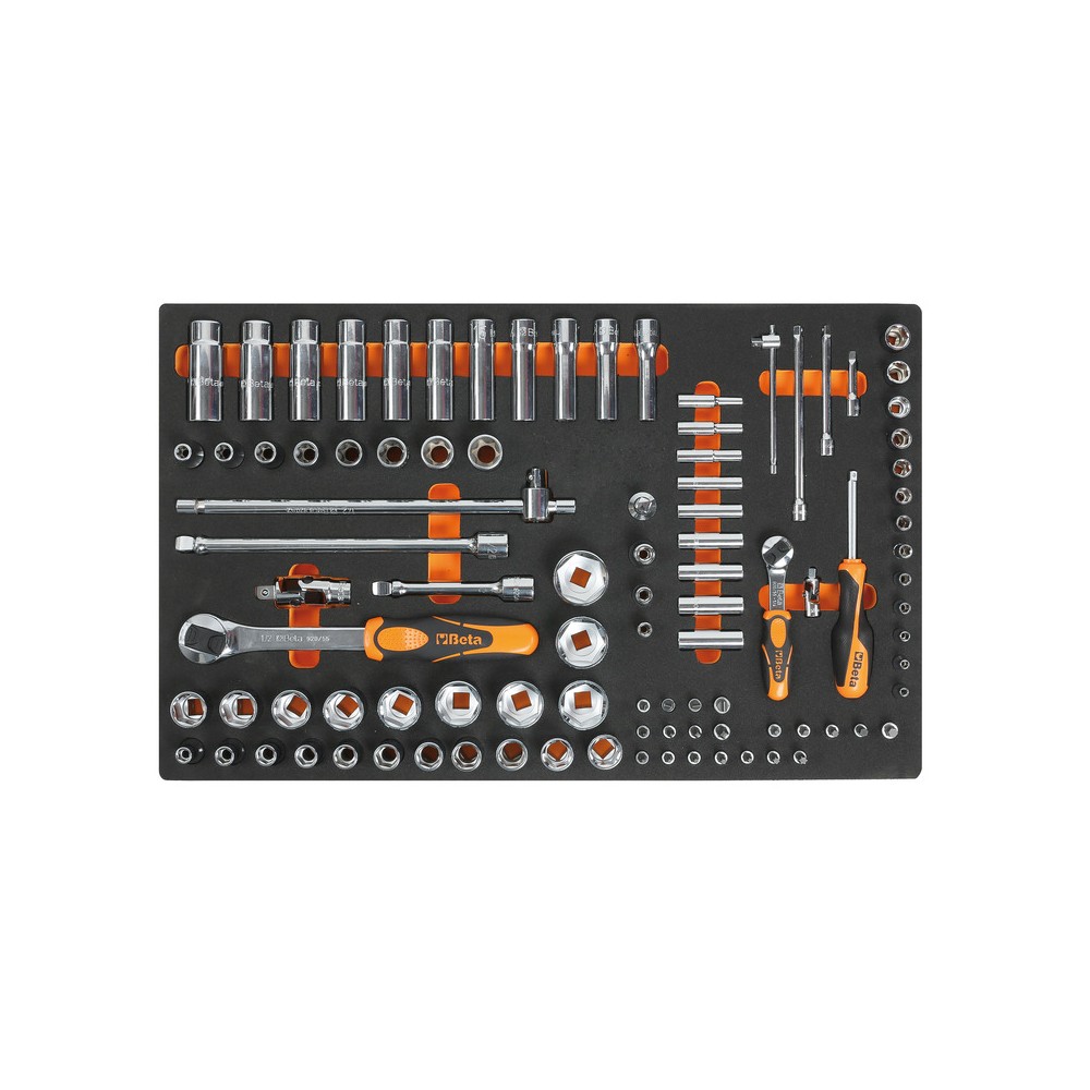Set 98 Pz Da 1/4 E 1/2 Con Cricchetto E Cacciavit - M100