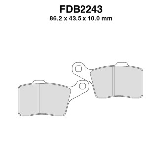Ferodo Brake Pads FDB2243SG Brake Pads Ferodo