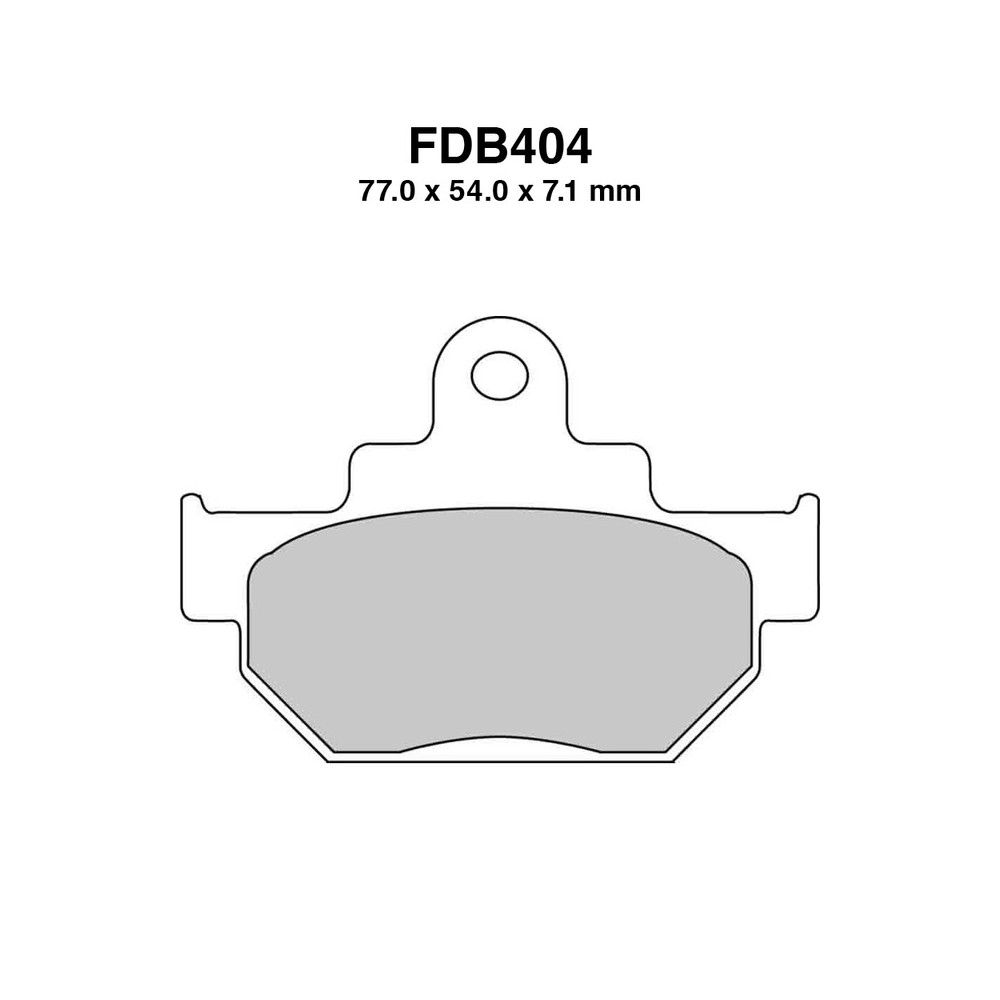 Pastiglie Ferodo FDB404EFP - FDB404EFP