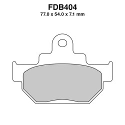Pastiglie Ferodo FDB404EFP - FDB404EFP
