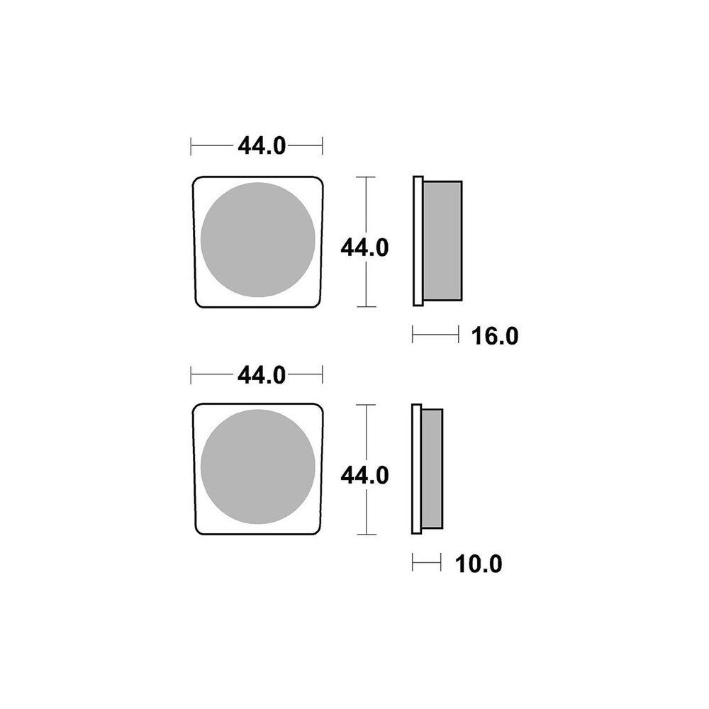 Brake Pads Brembo GENUINE07YA0527 Brake Pads Brembo