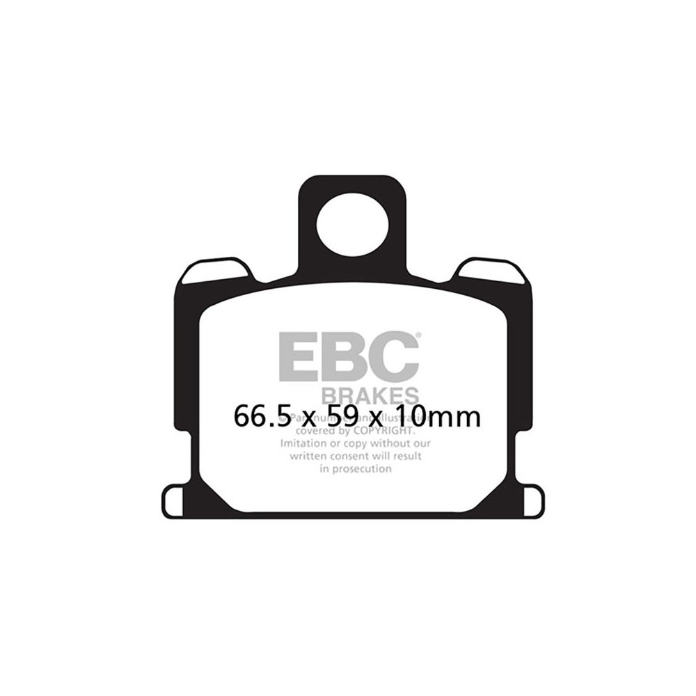 Brake Pads V Yamaha Rd 50350XJ 750 81- for YAMAHA RD 503 50 nd Brake Pads EBC