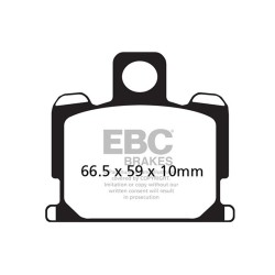 Brake Pads V Yamaha Rd 50350XJ 750 81- for YAMAHA RD 503 50 nd Brake Pads EBC