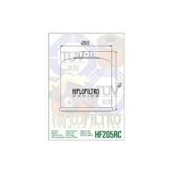 Filtro Olio Racing Yamahatracer 9 21-25 Filtri Olio HIFLO FILTRO