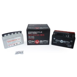 Batteria Okyami OTX7A-Bscon Acido per KYMCO Agility 50125 R16 08-17 e altri modelli Versiegelte Batterien OKYAMI