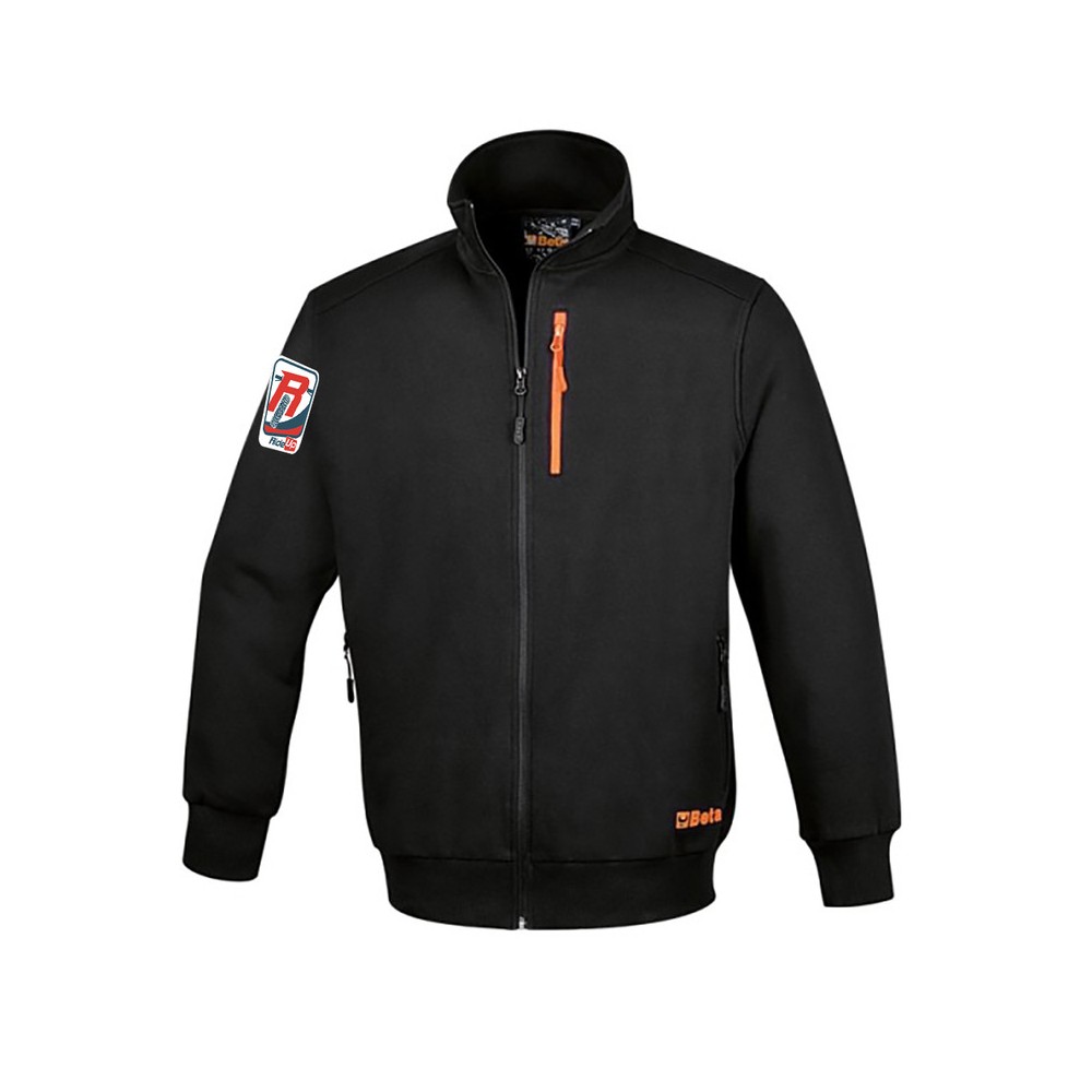 Felpa Ride Up Zip Lunga Tg.S -