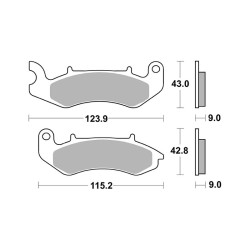 Brake Pads Brembo CC07115 Brakes Brembo
