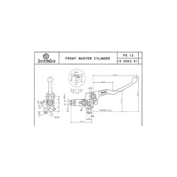 Brake Master Cylinder Pompe Freno Brembo