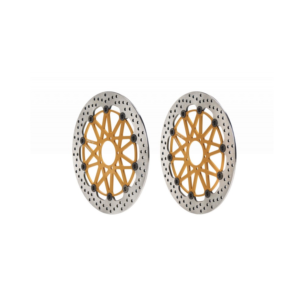 Pair Of Brake Discs Dischi Freno Brembo