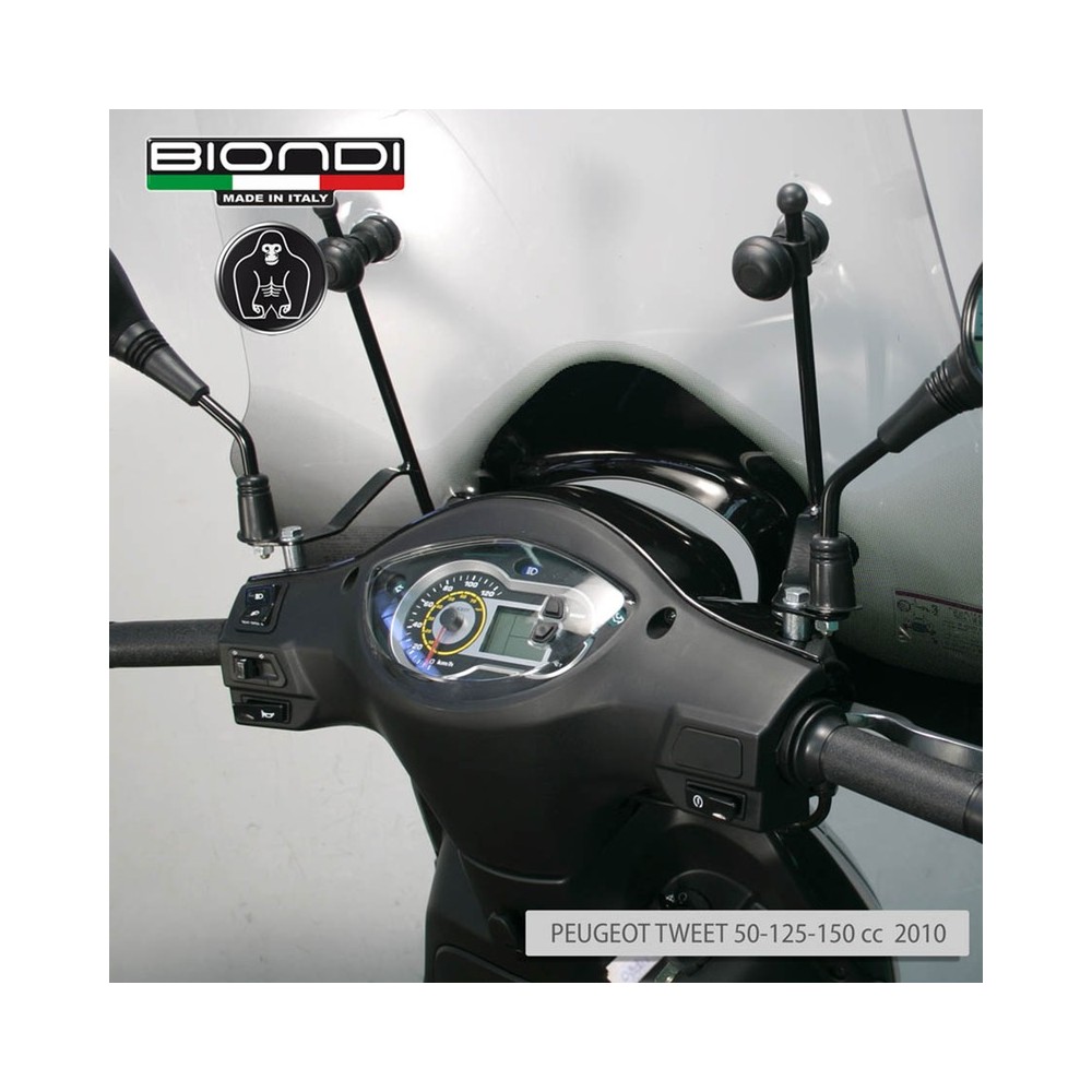 Kit Attacchi Sym Fiddle Ii 50125 08 Peugeot Tw per PEUGEOT Tweet 50125150 4T 10- e altri modelli Cupolini BIONDI