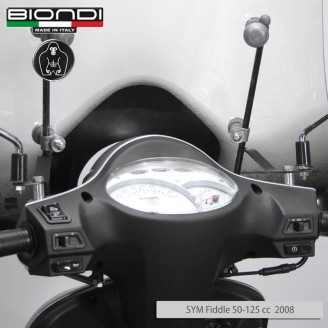 Kit Attacchi Sym Fiddle Ii 50125 08 Peugeot Tw per PEUGEOT Tweet 50125150 4T 10- e altri modelli Cupolini BIONDI