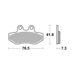 Pastiglie Brembo CC07089CC - 07089