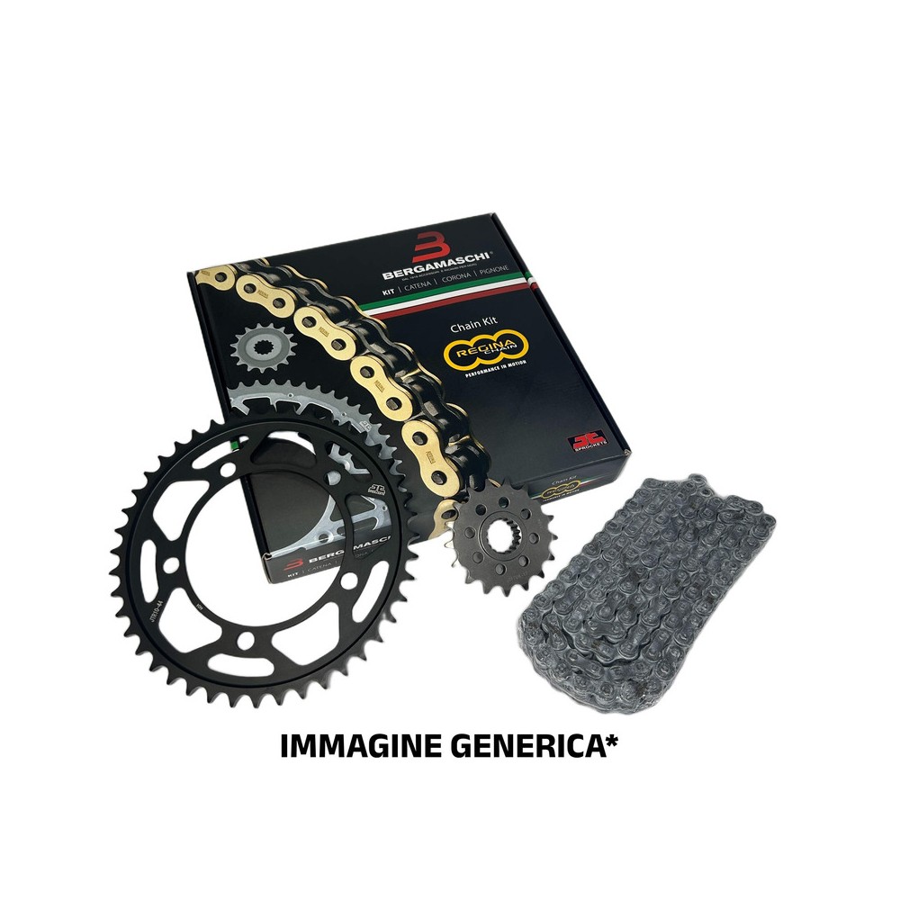 Kit Catena YAMAHADT400 Mx 77-78 per YAMAHA Dt400 Mx 77-78 Kit Cat-Cor-Pign.STD KIT CCP REGINA JT
