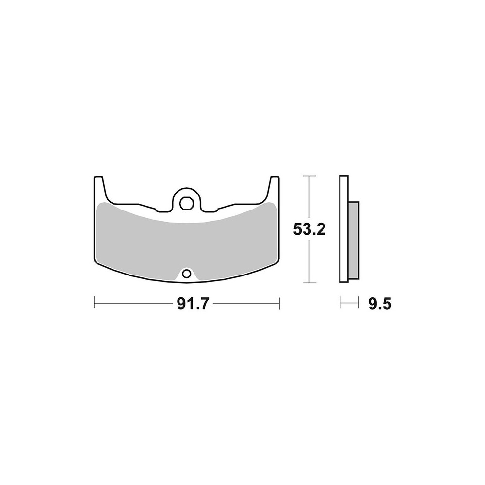 Pastiglie Brembo GENUINE07HO1708 Pastiglie Freno Brembo