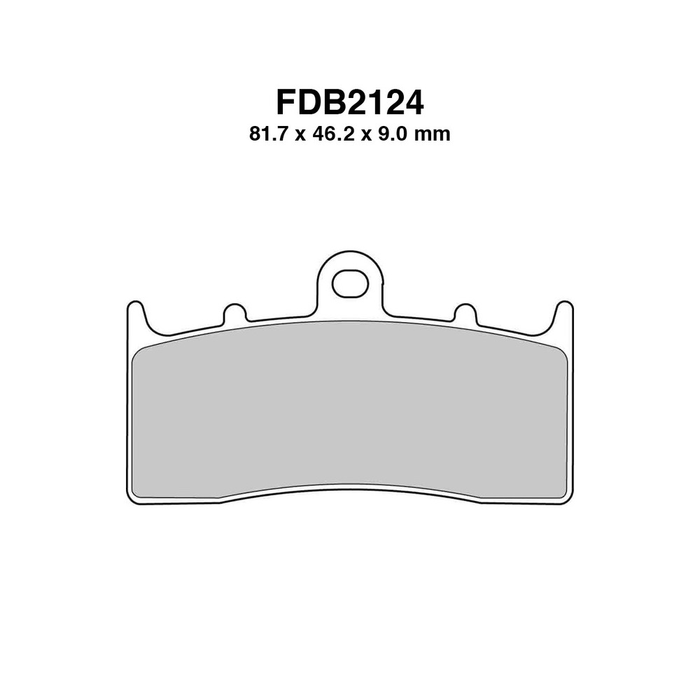 Ferodo Brake Pads FDB2124EFP for BMW R1150 R Roadster 01 and other model Brakes Ferodo