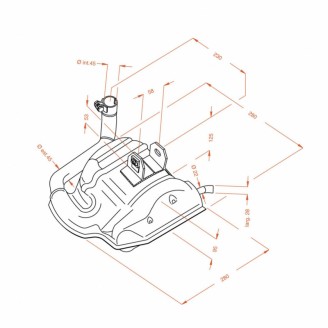 Marmitta Sitopluspiaggio Vespa Pe 200 per PIAGGIO Vespa PE 2 00 Scarichi SITO