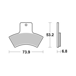 Pastiglie Brembo SD07PO04SD - 07PO04SD