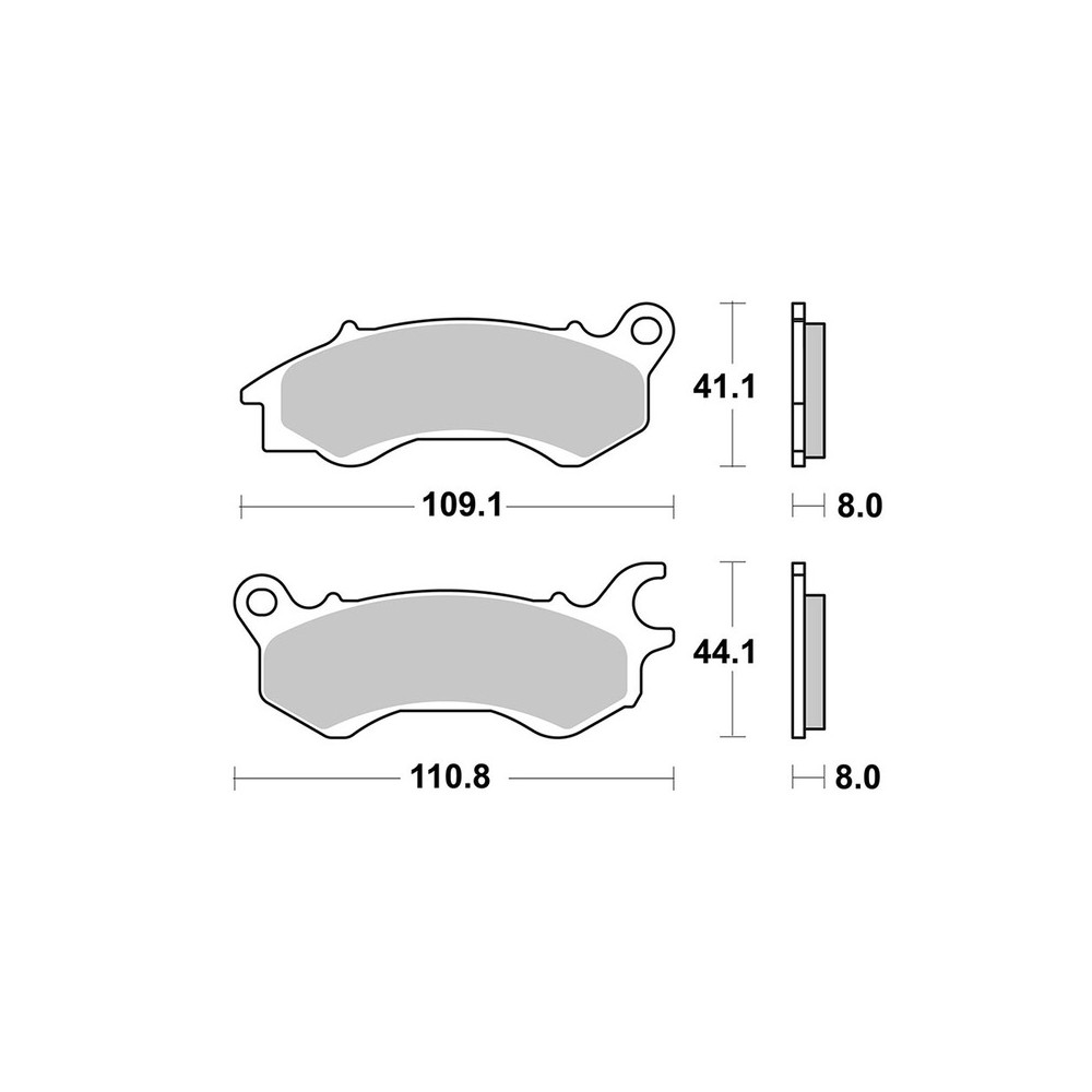 Pastiglie Brembo CC07119CC - 07119