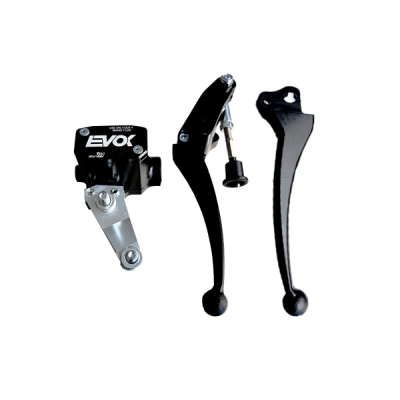 BRAKE MASTER CYLINDER EVOK IRON BRAKE P11 FOR VESPA ET3 - BLACK Brake Pumps Evok