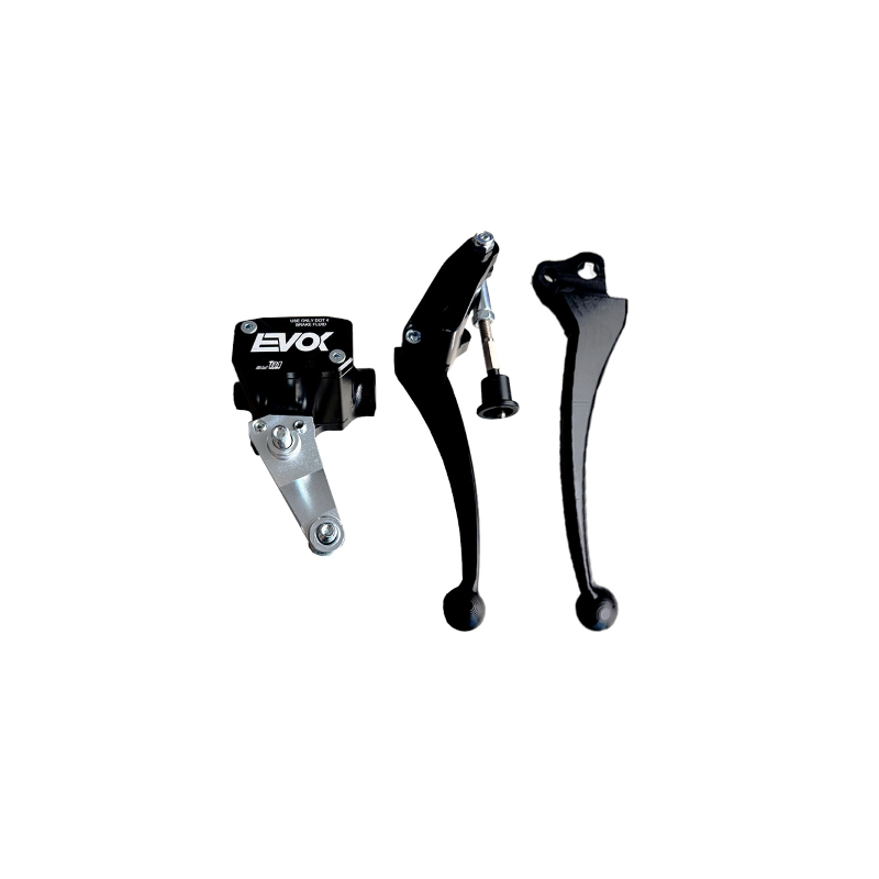 BRAKE MASTER CYLINDER EVOK IRON BRAKE P11 FOR VESPA ET3 - BLACK Brake Pumps Evok