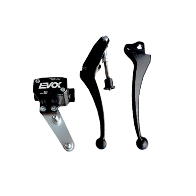 BRAKE MASTER CYLINDER EVOK IRON BRAKE P11 FOR VESPA PX - BLACK Brake Pumps Evok