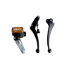 POMPA FRENO IDRAULICA EVOK IRON BRAKE P11 PER VESPA PK - NERO E ARANCIONE Bremspumpen Evok