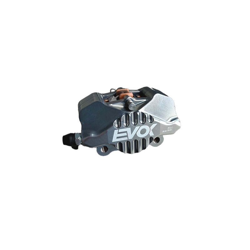 PINZA DE FRENO DELANTERA EVOK IRON FRENO P34 PARA SOPORTE DE FRENO ZIP SP - TITANIO pinzas de freno Evok