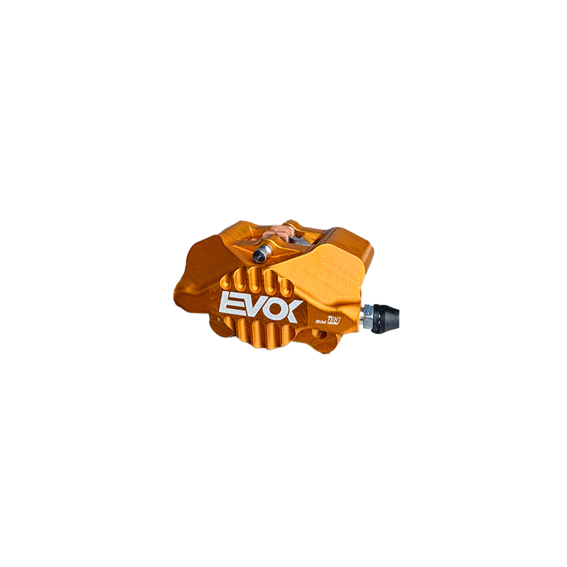 PINZA FRENO ANTERIORE EVOK IRON BRAKE P34 PER SUPPORTO TIPO VESPA PX - ARANCIONE Bremssättel Evok
