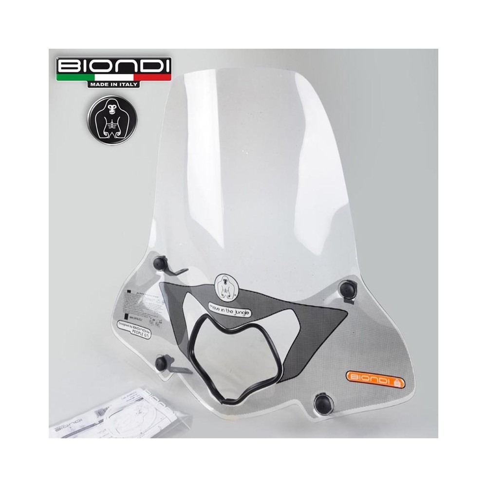 Parabrezza Kymco People Gti 125300 10, Attacchi Compresi per KYMCO People GT 125300 10- Parabrezza e Cupolini BIONDI